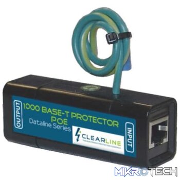 Gigabit Fast Ethernet Inline Protector Power over Ethernet POE  Surge